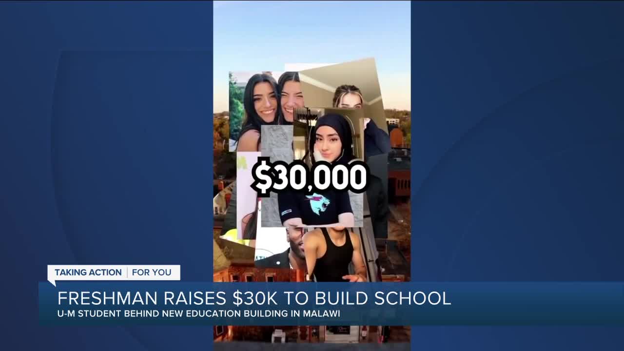 College student raises money to build school