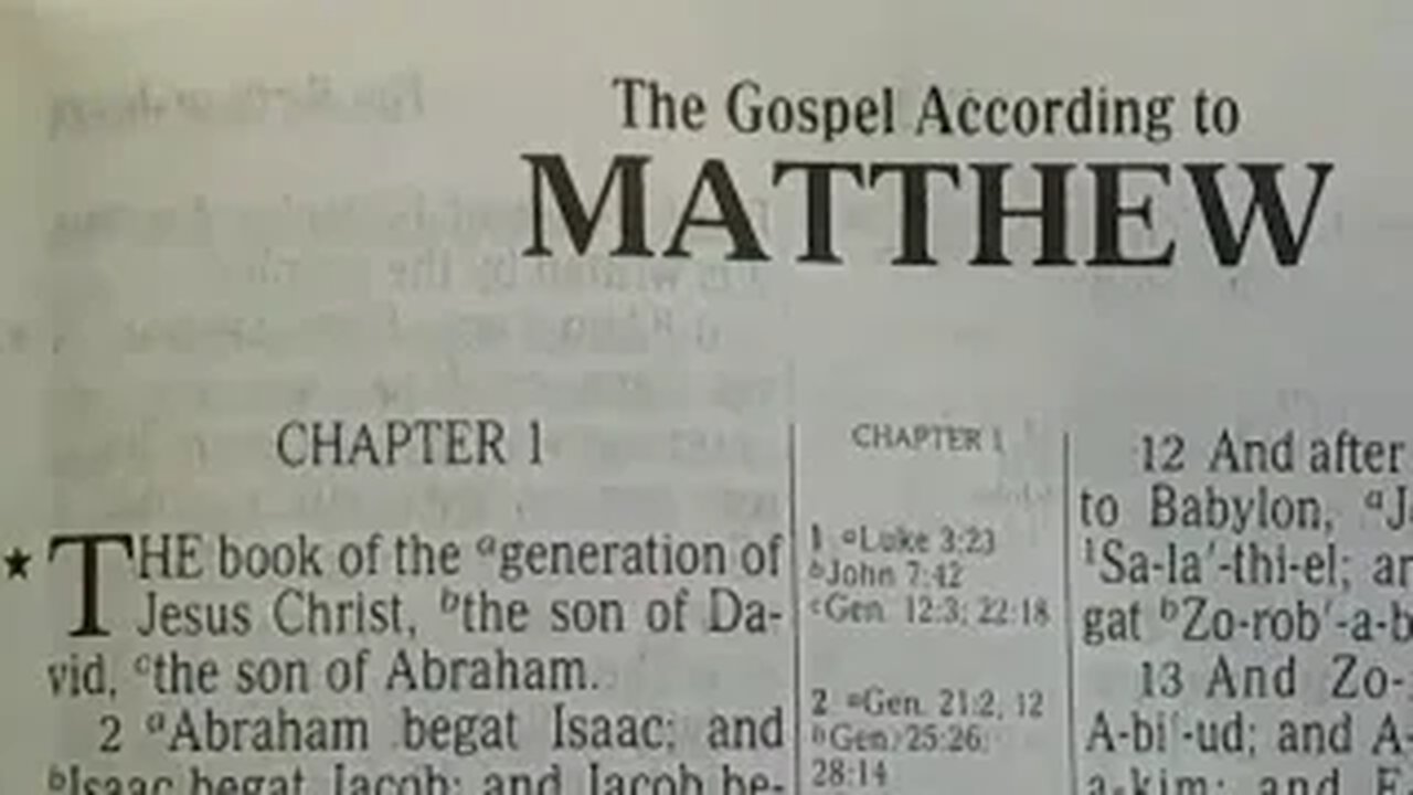 Matthew: Chapters 01-04
