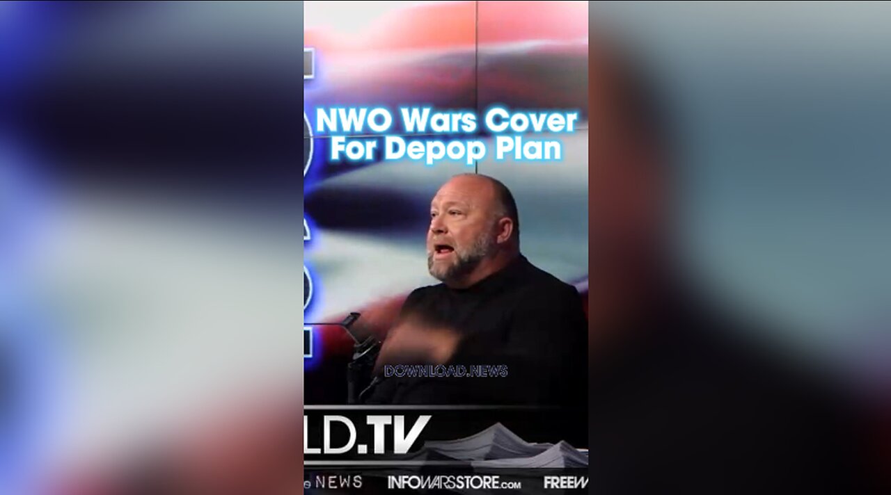 Alex Jones: Globalists Start Wars To Cover Up Their Real Plan, Economic Collapse & Forced Depopulation - 10/16/23