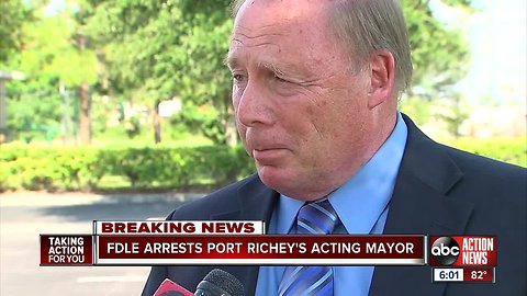 Port Richey acting mayor arrested on obstruction charges