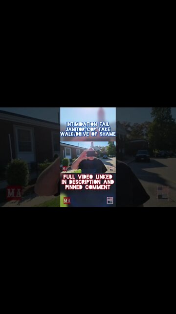 INTIMIDATION FAIL WALK AND DRIVE OF SHAME. #Shorts