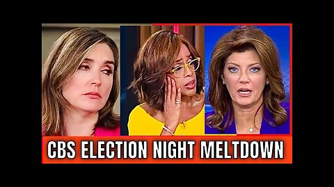 Watch CBS REACT and MELTDOWN as the 2024 Election Results unfold for Trump as President