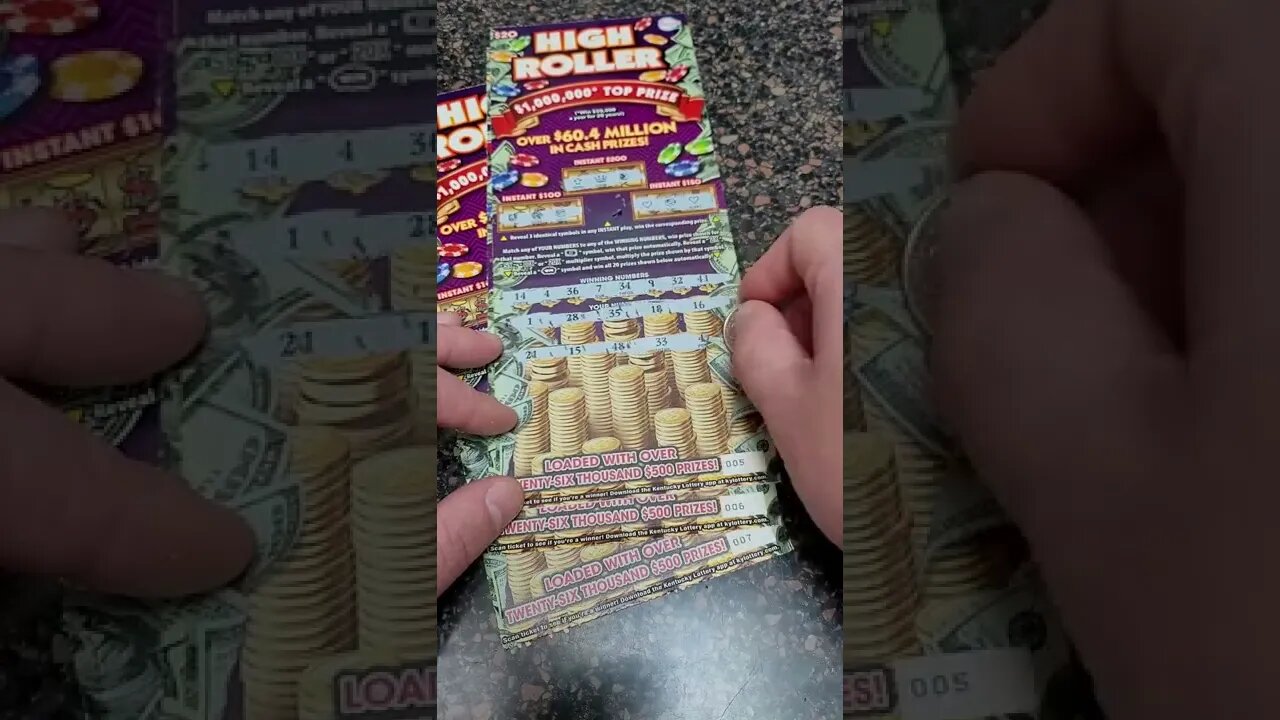 BIG Winning Scratch Off Lottery Ticket from Kentucky Lottery!!