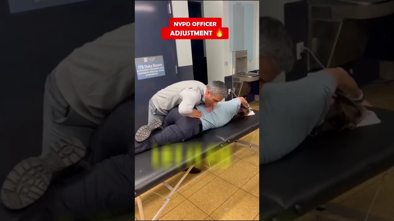 CRACKING NYPD OFFICER!😱🙌😮💨🔥👍|Best NYC Queens Chiroptractor