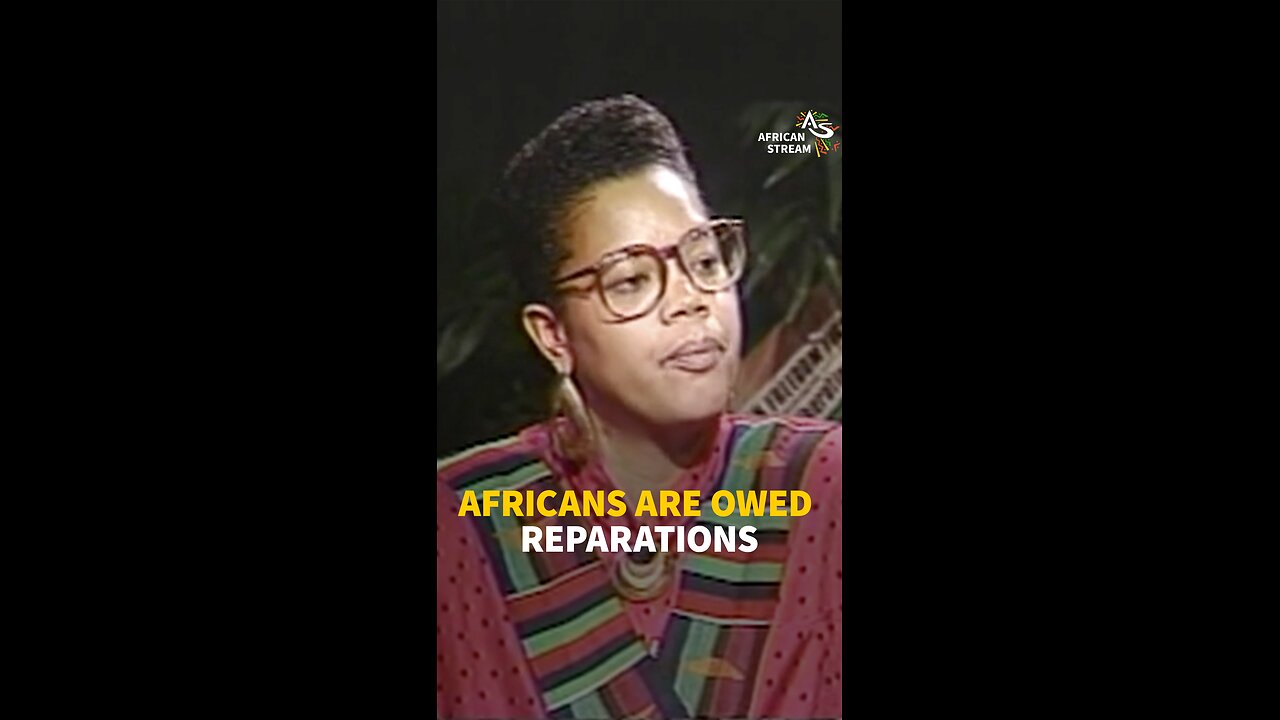 AFRICANS ARE OWED REPARATIONS