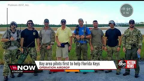 Bay area pilots first to help Florida Keys