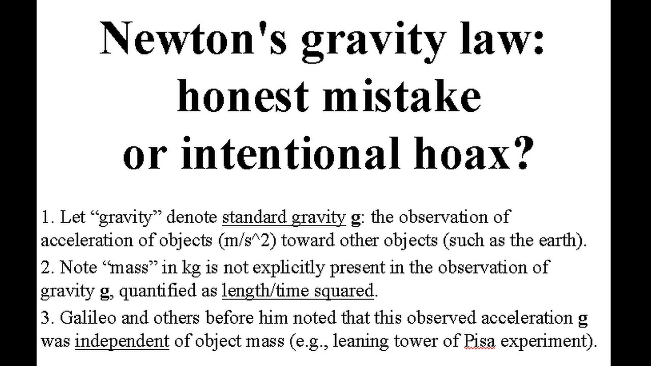 Newton's Gravity Law: Honest Mistake or Intentional Hoax?