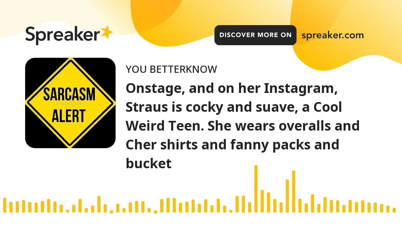 Onstage, and on her Instagram, Straus is cocky and suave, a Cool Weird Teen. She wears overalls and