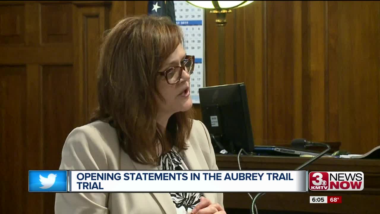 Opening statements in the Aubrey Trail trial