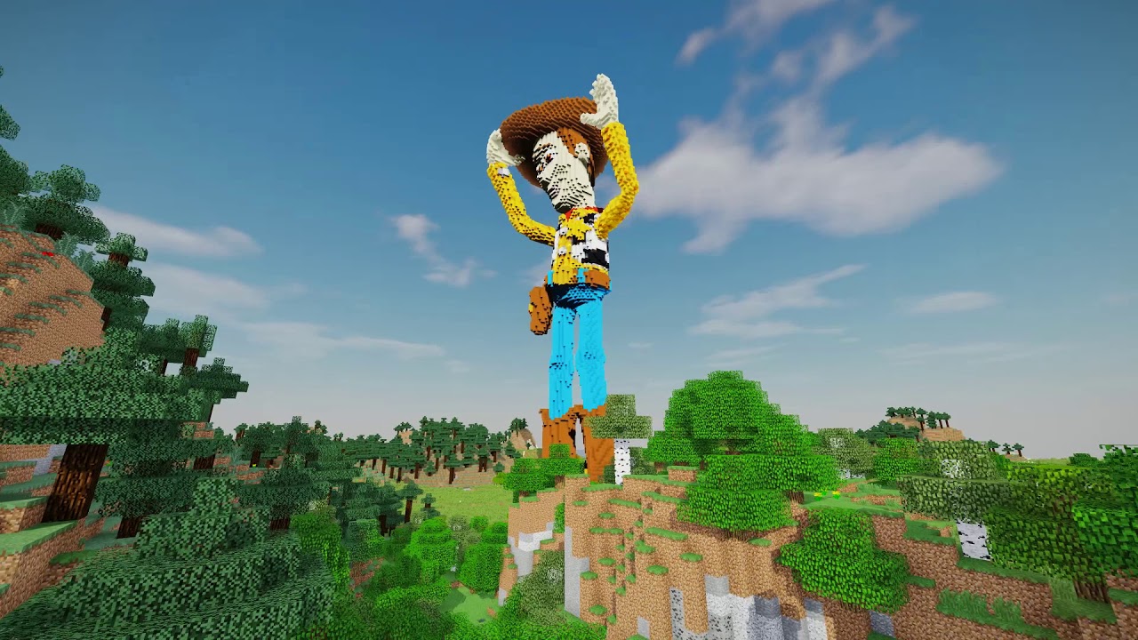 Minecraft Woody Build - Toy Story