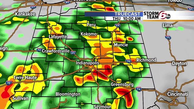 Dry tonight & Wednesday. Storms Thursday.