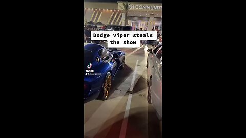 Dodge viper steals the show ￼