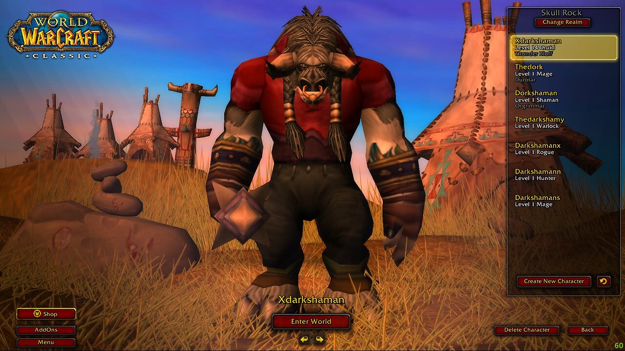 Warcraft Classic Hardcore Level 14 Druid. WE WILL HIT 60!!!