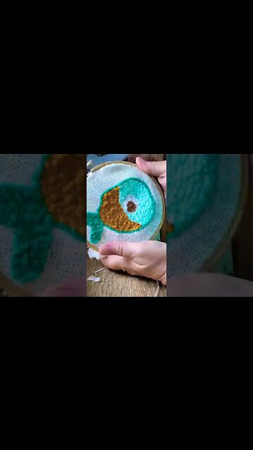 I DID IT WRONG? #punchneedleart #punchneedleembroidery #crafts