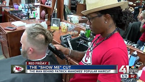 Mahomes' barber doesn't let celebrity clients go to his head