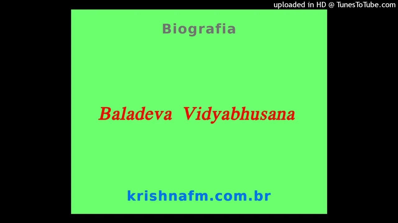 Baladeva Vidyabhusana perfil