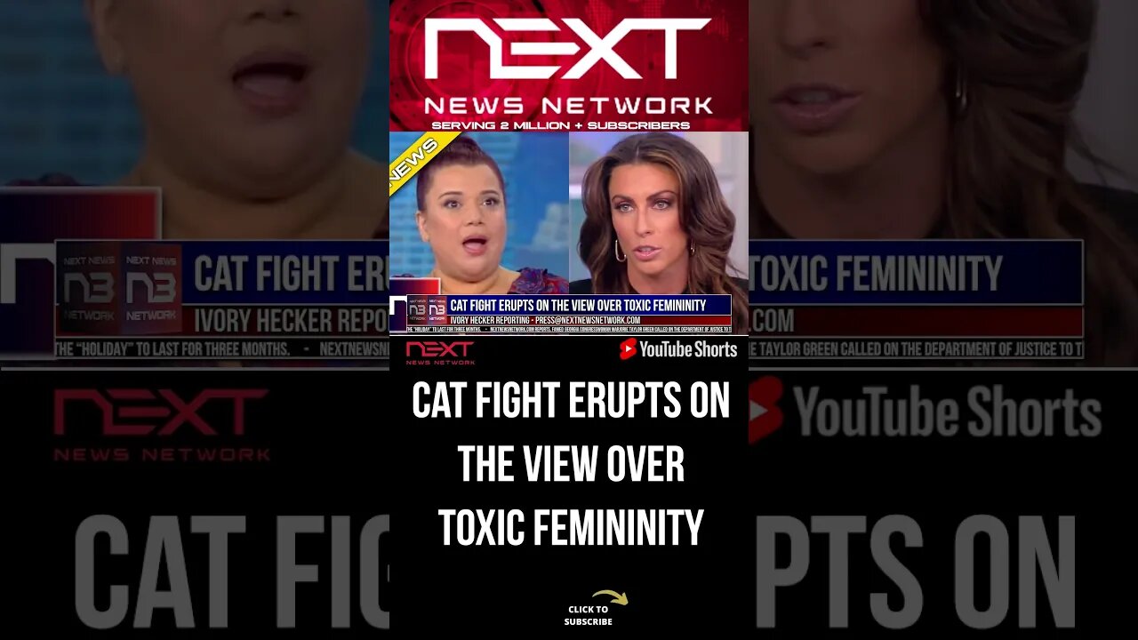 Cat Fight Erupts on The View Over Toxic Femininity #shorts