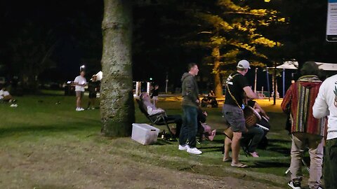 Burleigh Heads drum circle