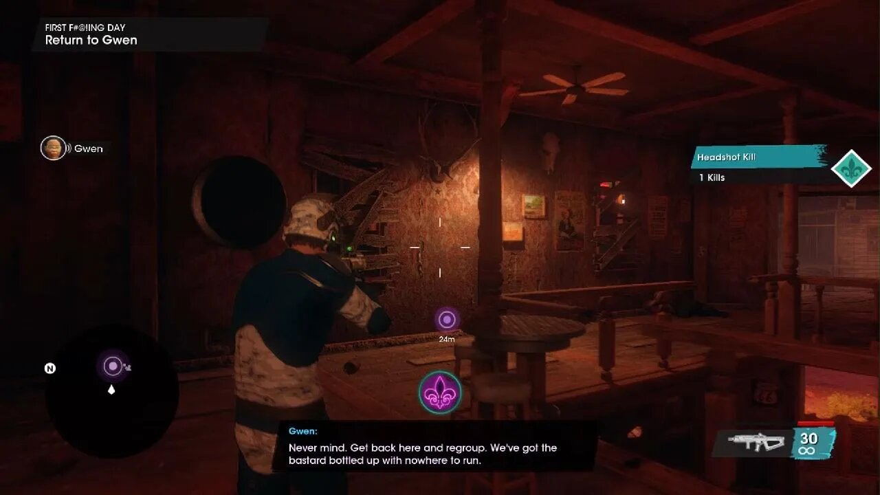 Saints Row He is stealing a jet