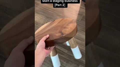 Start a niche staging service with chairs and stools // Hack Finance Series