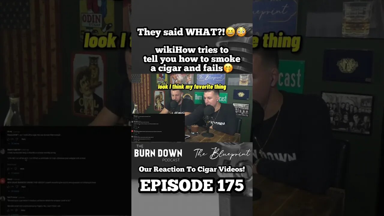 When Wikipedia is DEAD WRONG!😂🤭 #podcast #cigars #theburndownpodcast #cigarshow #cigarsdaily