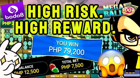 MEGA BALL - HIGH RISK, HIGH REWARD! 🤩 NAKA-BIG WIN SA TAYAANG 7,500 PER GAME! 😍