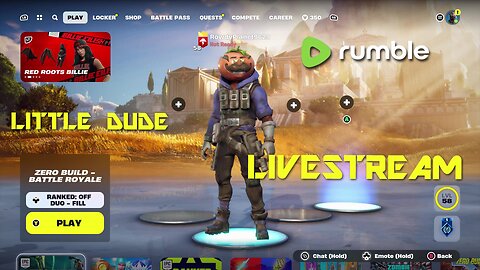 Fortnite LittleDude's Super Memorial Day Stream w/Lumpyyy!!!!