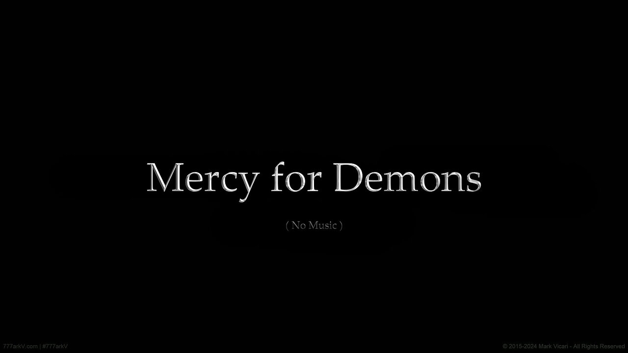 Mercy for Demons - (No Music)