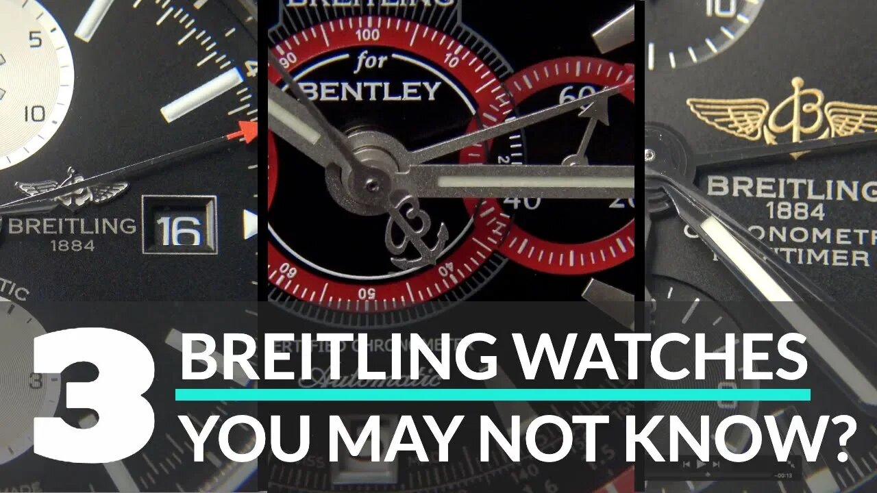 3 Breitling Watches You May Not Know?