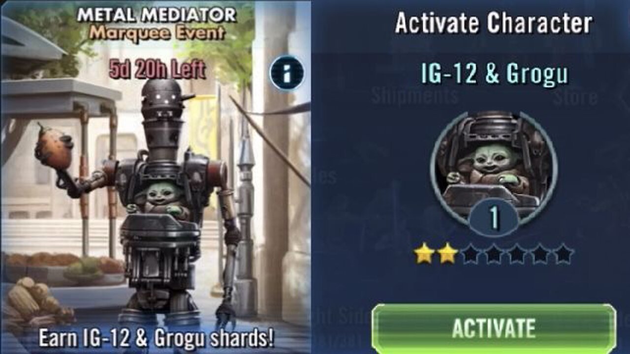 Marquee Event Metal Mediator: Unlocking IG-12 & Grogu