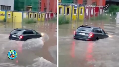 When you think your car is a boat…