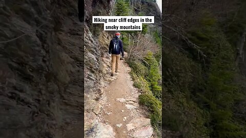 Hiking in the Great Smoky Mountains #nationalpark #tennessee #cliffside #trails #smokies #mountains