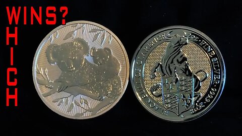 Battle Of The 2 Ounce Silver Coins: Queen's Beast Vs. Next Generation Comparison