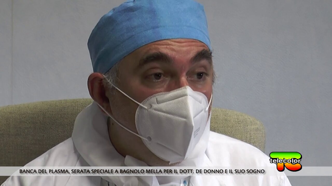 Banca del plasma: serata speciale a Bagnolo Mella per il Dr. De Donno e il suo sogno 23.09.2021