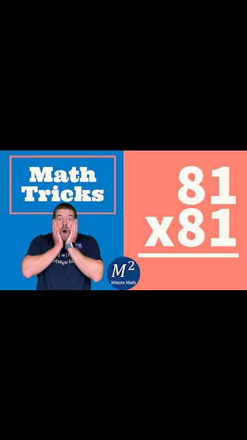 Minute Math Tricks | Part 9 | 81x81 #shorts
