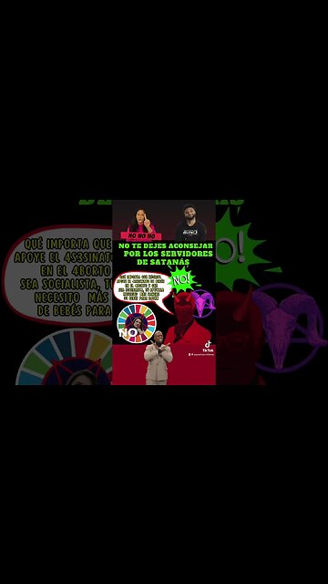 🚨 NO TE DEJES ENGAÑAR POR LOS SERVIDORES DE SATANÁS QUE QUIEREN QUE LE DES TU APOYO A ABORTEROS