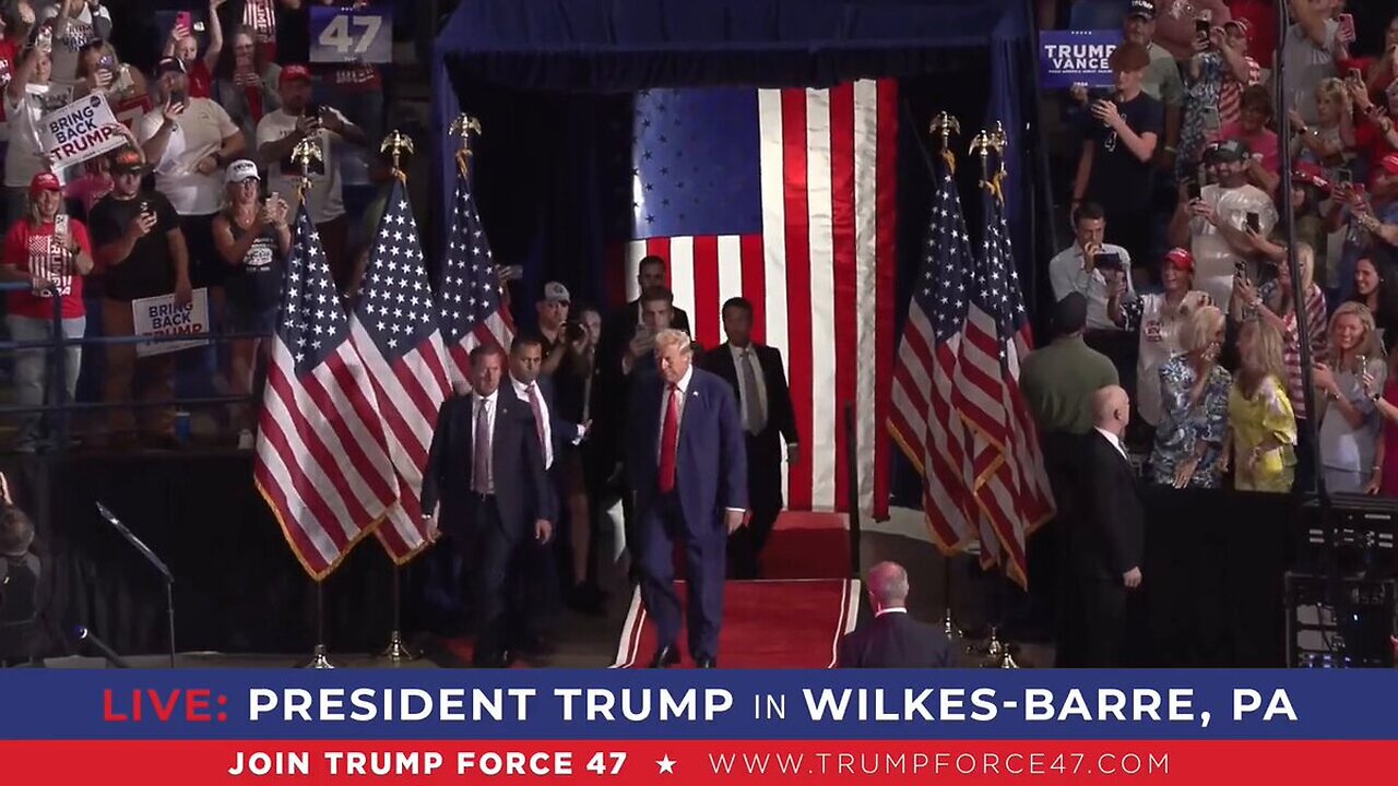 Donald Trump At Wilkes-barre PA