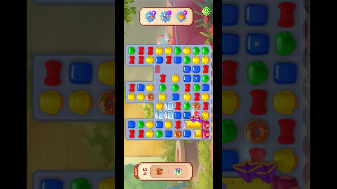 Shorts Playrix Homescapes Gameplay Walkthrough Level 12869-040