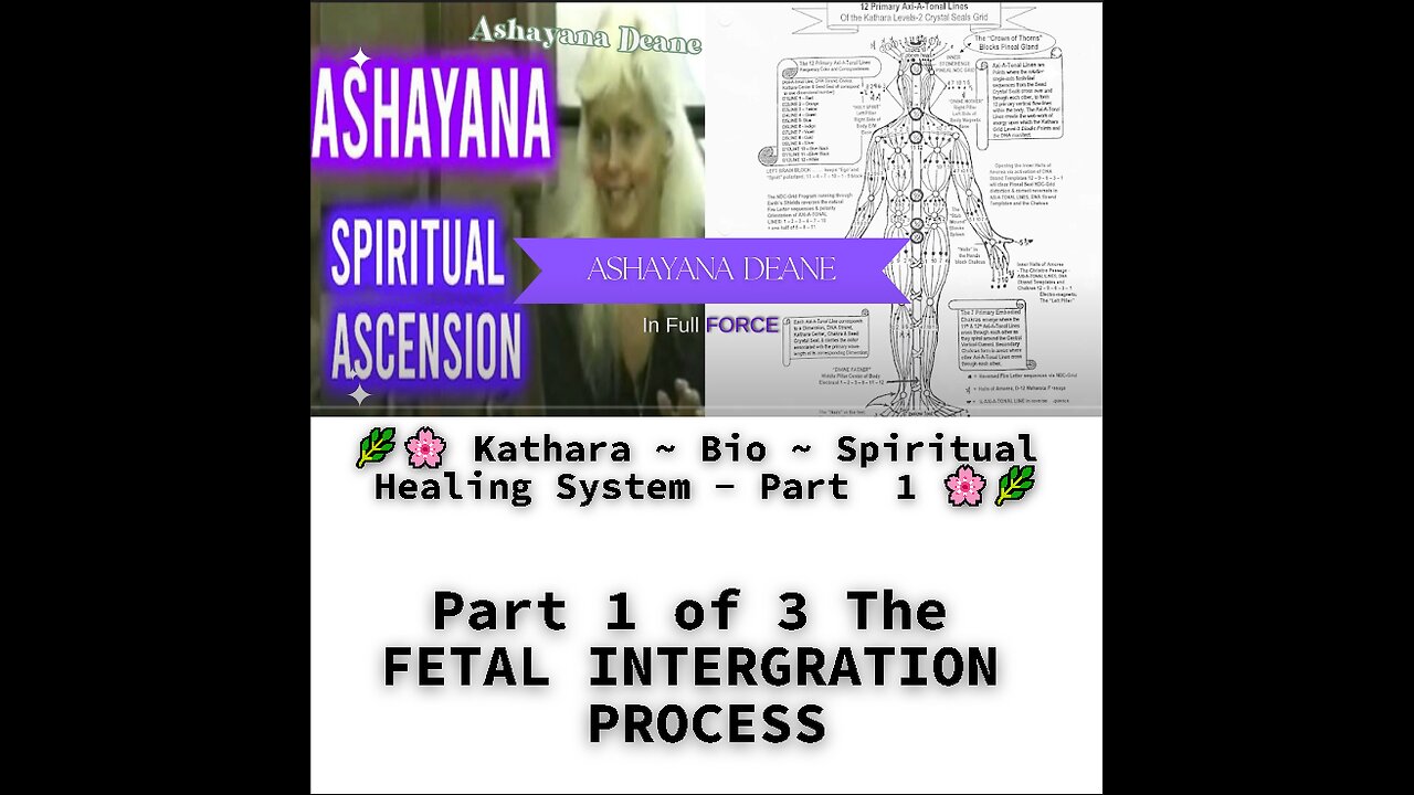 Kathara Bio Spiritual Healing System Part 1 of 3 The FETAL INTERGRATION PROCESS