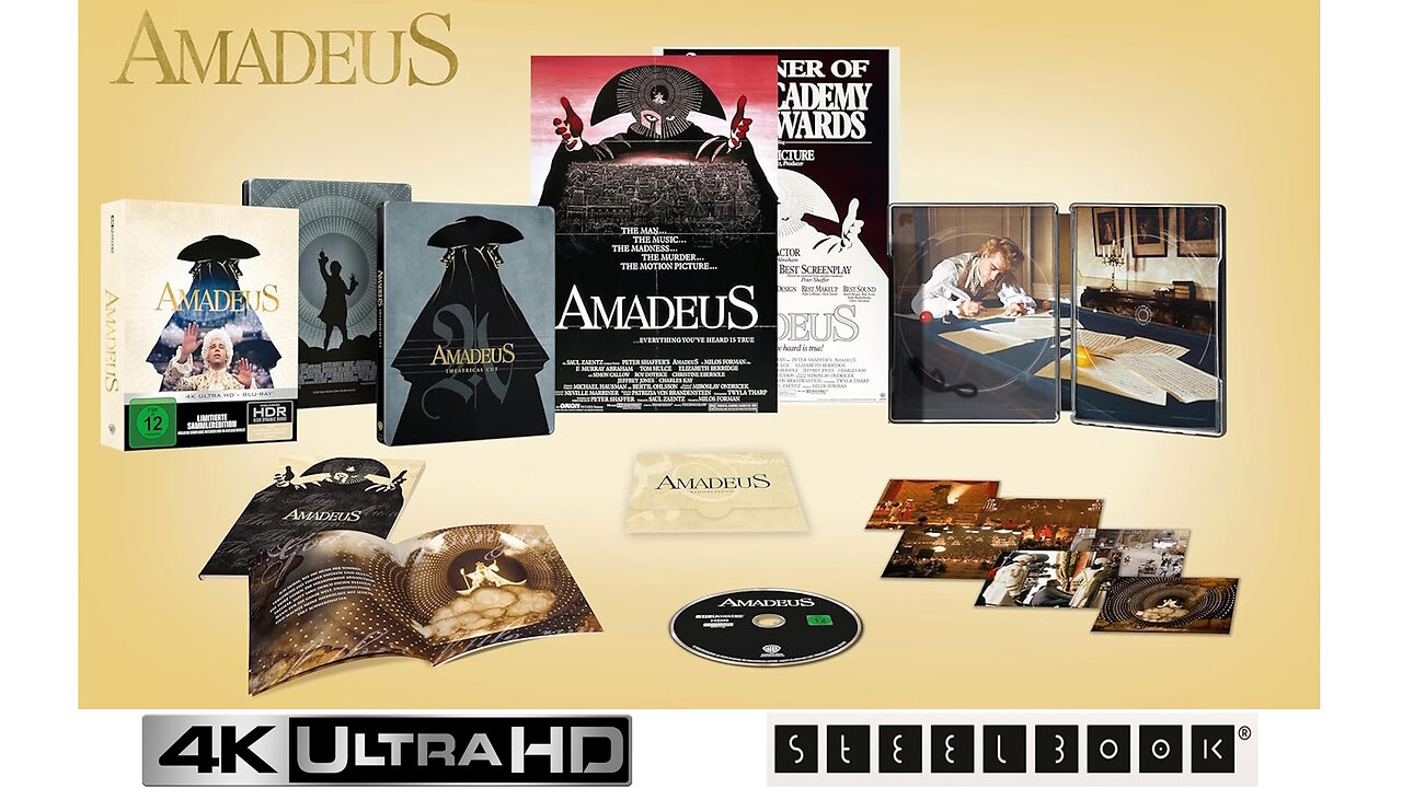 Amadeus [Theatrical Cut 4K UHD Ultimate Collector's Edition with SteelBook]