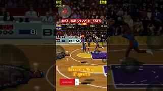 Lakers x 76ers 1°quarto #semedissaum #snes #games