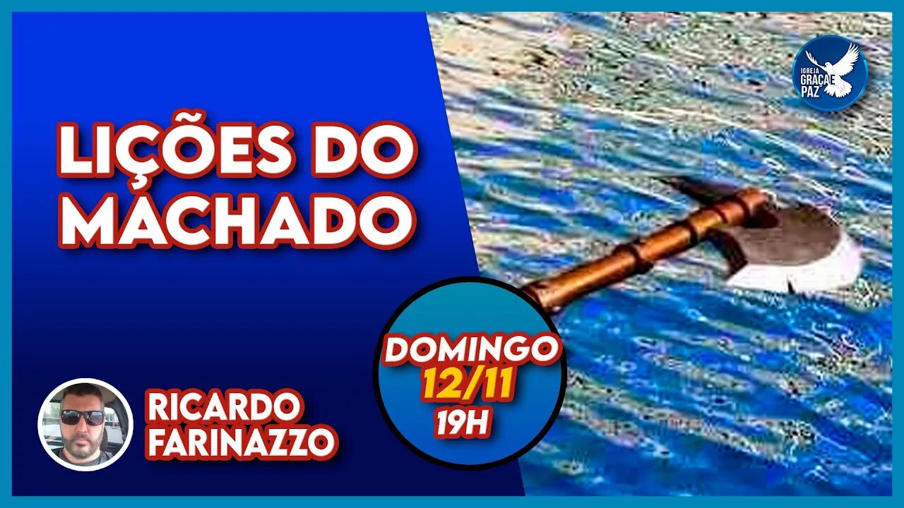 🔴 Lições do Machado - Ricardo Farinazzo #pregação #live