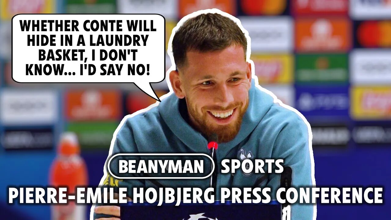 'Whether Conte will hide in laundry basket.. I'd say NO!' 👀 | Marseille v Tottenham | Hojbjerg