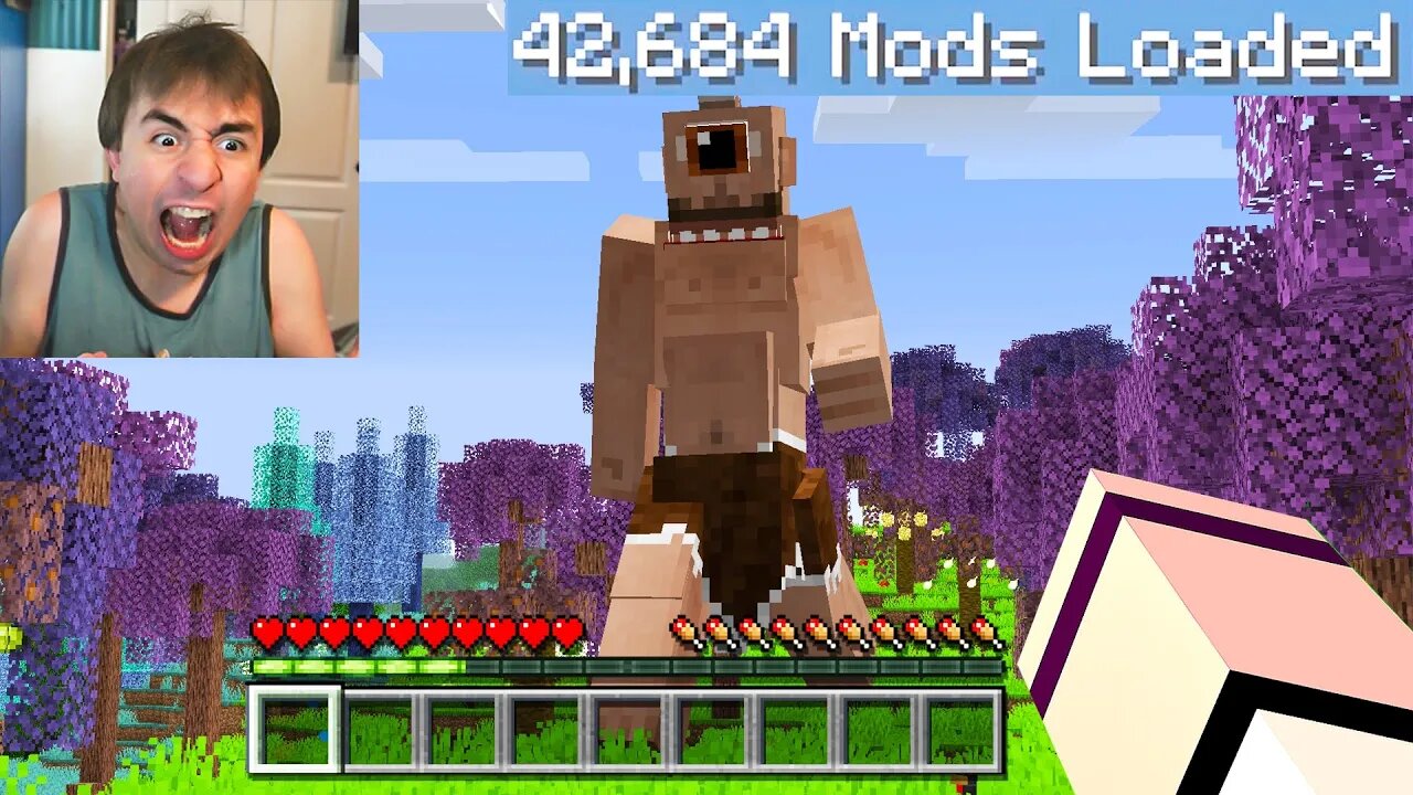 I Secretly Downloaded Every Minecraft Mod..