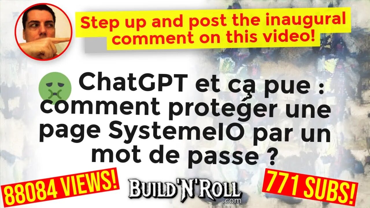 𤢠ChatGPT et ça pue : comment proteĢger une page SystemeIO par un mot de passe ?