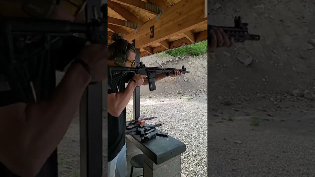Journeyman Rifle test fire in Slow Mo.