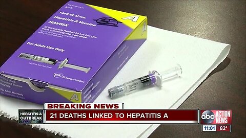 Hepatitis A cases in Florida highest in Tampa Bay area counties, DOH says