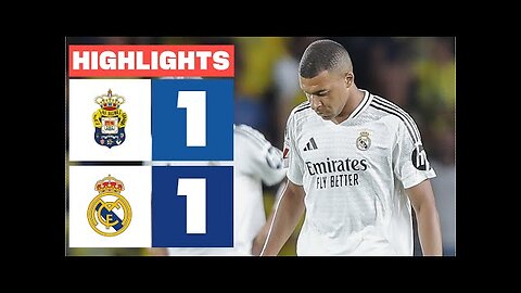 UD LAS PALMAS 1 - 1 REAL MADRID HIGHLIGHTS LALIGA EA SPORTS