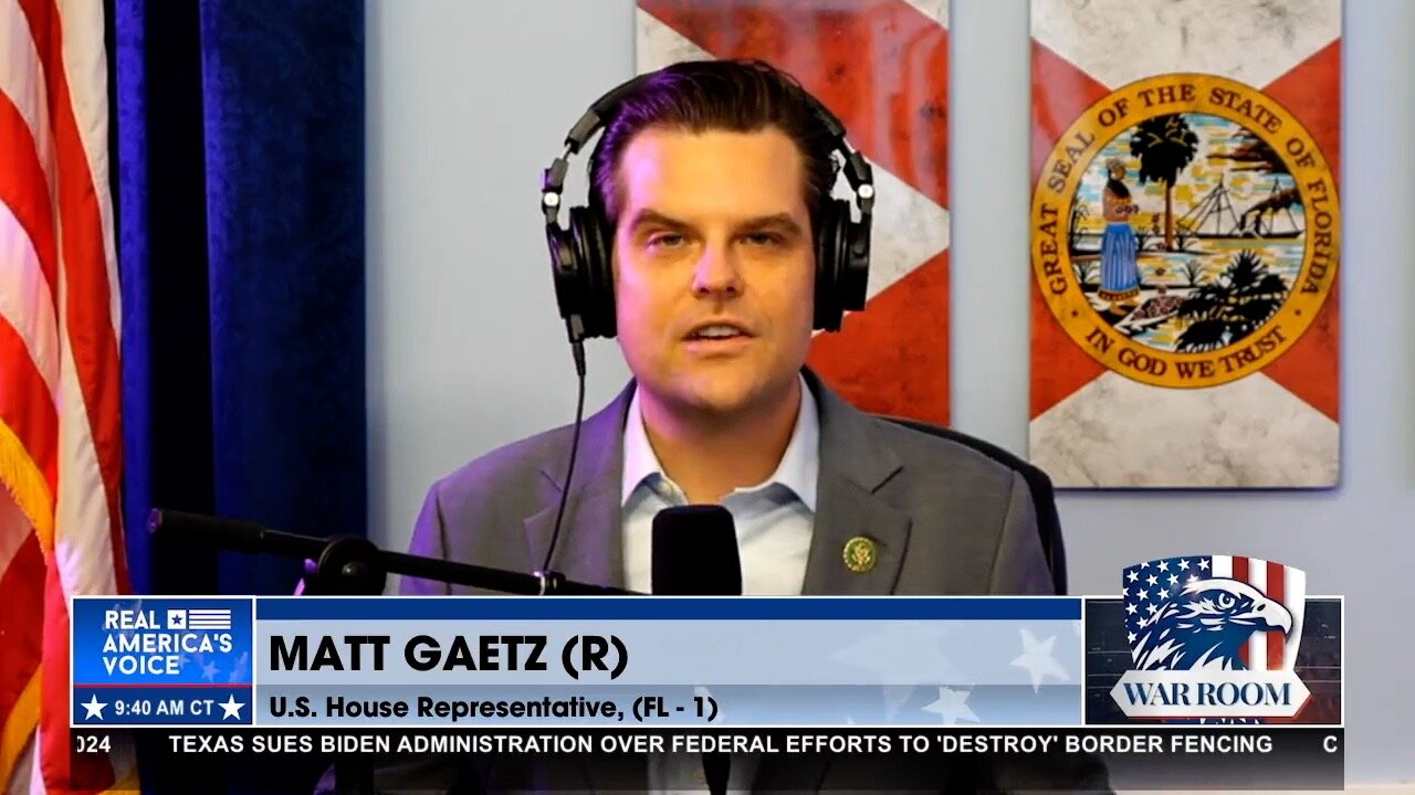 Rep. Matt Gaetz: The Swamp is on the Run