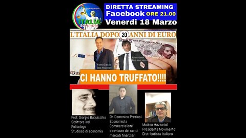 Diretta streaming del 18 Marzo 2022